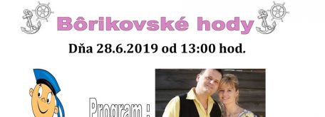 Deň rodiny - Bôrikovské hody 2019
