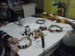 Výroba jesenných venčekov